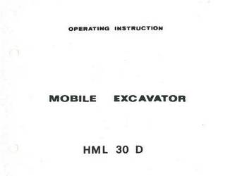 Schaeff HML30D instrukcja naprawy