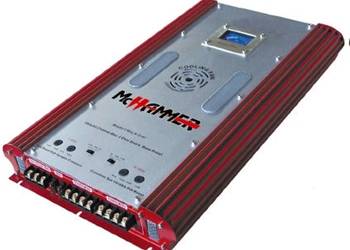 Wzmacniacz samochodowy MC Hammer Huricane 1500 w, 4 kanałowy