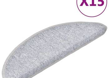 vidaXL Nakładki na schody, 15 szt., 56 x 17 x 3 cm(SKU:133879)