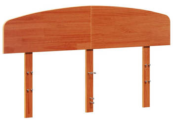 Wezgłowie do łóżka woskowy brąz 140 cm lite drewno sosnowe WM-842505