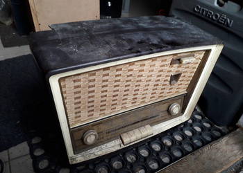 Radio lampowe stare Siera belgijski Philips