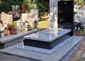 Nagrobek pojedynczy viscount white / szwed z posadzką nr.1939 WAŁBRZYCH