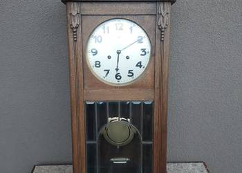 Stary zegar ścienny gabinetowy Junghans 1928r ładny sprawny film F015