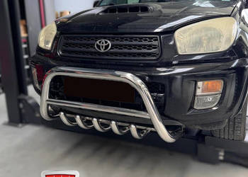 Orurowanie przednie niskie kły Toyota RAV 4  Baranek Ochrona Grill Chrom