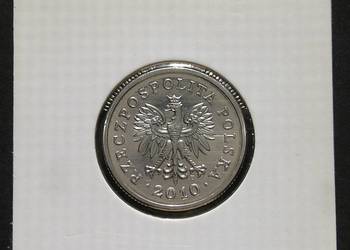 POLSKA 1 ZŁOTY 2010 - Z WORECZKA -  STAN MENNICZY