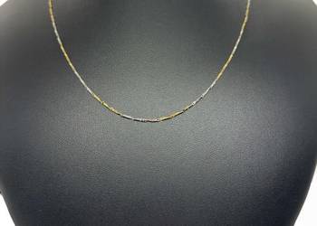 Złoty łańcuszek pr 585 2,37g (Długość 42,5 cm) Żółto-Białe złoto