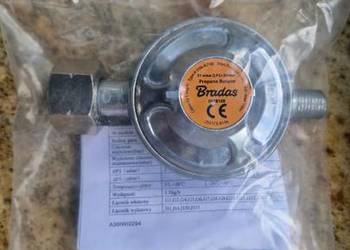 Reduktor gazowy 37 mbar 1,5 kg/h Bradas z gwintem 1/4 L