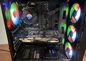 Komputer Gamingowy ARGB i7 6700T, gtx 1660 6gb super 32gb ram ssd +hdd