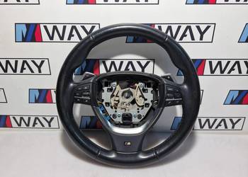 BMW F10 F11 F06 KIEROWNICA MULTIFUNKCJA ACC ŁOPATKI SPORT SKÓRA ORYGINAŁ