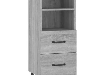 Szafka szary dąb sonoma 345x34x90cm materiał drewnopochodny WM-817418