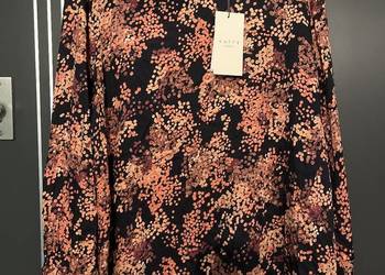 Kaffe Curve bluzka damska modny wzór viscoza Nowa roz.54