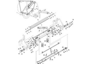 John Deere 960 - Koło zapadkowe DC209062 (System owijania)