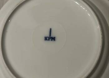 Talerz KPM niemiecka porcelana przedwojenna