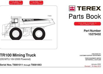 TEREX TR100 katalog częsci zamiennych PL