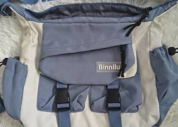 Torba Niebieska Simple Cute Japanese Asian Style