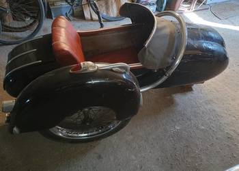 Motocykl-Wózek boczny Stolz Typ B4 Berlin 1952-53 zabytkowy Rarytas
