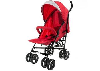 WÓZEK SPACEROWY EUROBABY SMART PRO CZERWONY
