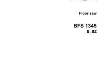 Wacker BFS 1345B bz instrukcja DTR