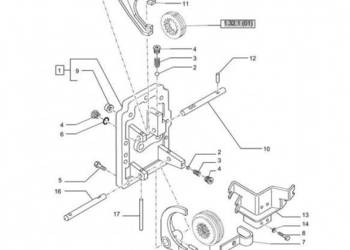 New Holland T6010 Widełki przesuwnika 47127797