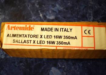 Zasilacz LED Artemide - ALPF 1535 - 350mA ,16W SELV - produkt włoski