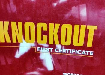 Knockout first certyfikat angielski antykwariat szkolny