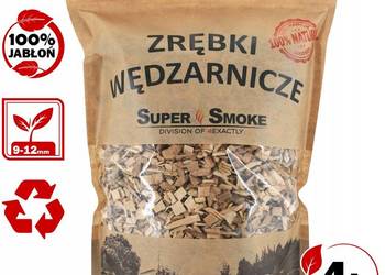 Zrębki Wędzarnicze SuperSmoke JABŁOŃ KL-10 (9-12mm) Large 4L Kraft