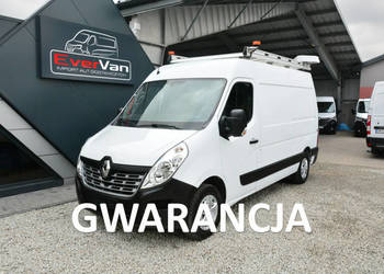 Renault Master średniak L2H2 3 osobowy blaszak pełna opcja regały serwis w…