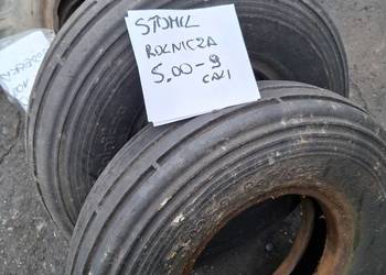 2 opony STOMIL ROLNICZ 9 cali 5.00 9 cali