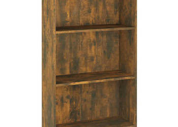 Szafka na książki przydymiony dąb 60x24x109 cm WM-815087