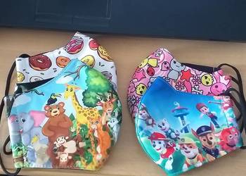 Maseczki materiałowe - różne wzory i kolory