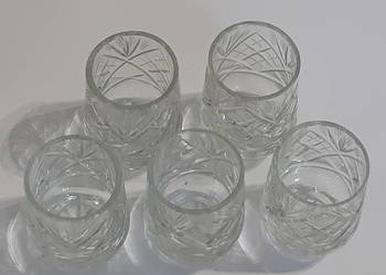 Kieliszki kryształowe PRL