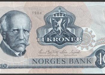 NORWEGIA 10 KORON 1984