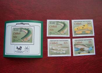 Ciskei 1988 MNH Mi. 153/56 Fauna Ryby  a