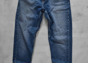 mom jeans spodnie z wysokim stanem 27 jasne jeansy