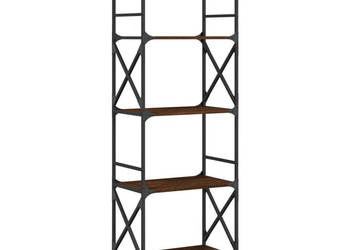 5-poziomowy regał na książki brązowy dąb 59x35x171 cm WM-837626