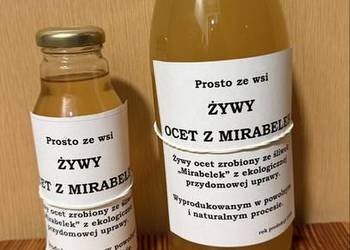 Ocet żywy mirabelkowy