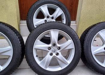 Komplet alufelg HONDA r 17 z oponami zimowymi