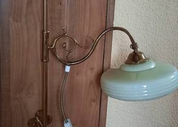 Ładny, mosiężny kinkiet z ruchomym ramieniem