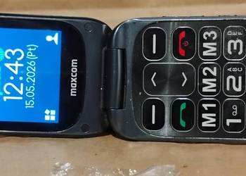 MAXCOM COMFORT MM826 Telefon z Klapką DUŻY + ładowarka dla seniora nie Noki