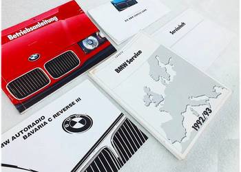 BMW E36 serii 3 Kompletny Zestaw Książka z Oryginał 1992/93r.