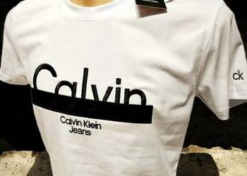 T-shirt męski Calvin Klein - idealny na co dzień, rozmiar XXL nowość