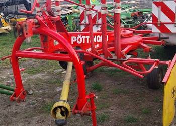 ZGRABIARKA do siana POTTINGER TOP 340 z chowanymi ramionami plandeką 3,4m