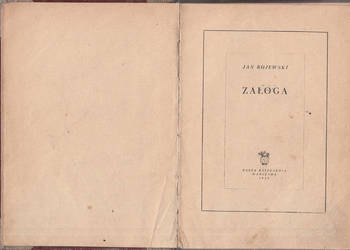 (02634) ZAŁOGA – JAN ROJEWSKI