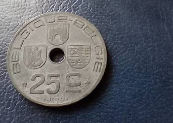Stare monety 25 cent 1946 Belgia