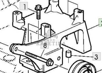 John Deere 6068HLA73 6820 6920 6920S Uchwyt CZĘŚCI L167673