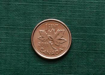 Kanada - 1 cent, 2011r Magnetyczna