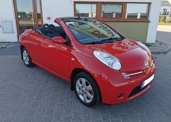 NISSAN MICRA 1,4 CABRIOLET, DOINWESTOWANA, 2 LETNI GAZ,PRZEGLĄD I OC NA ROK