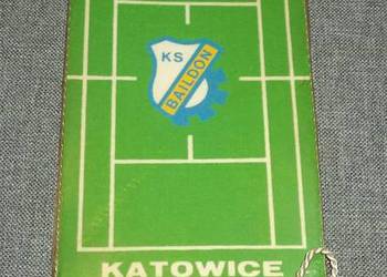 KS Baildon Katowice Sekcja Tenis Ziemny 1977r