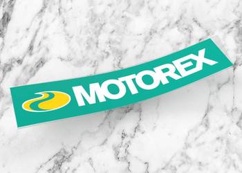 Naklejka MOTOREX 10 x 2 cm cross enduro lagi moto