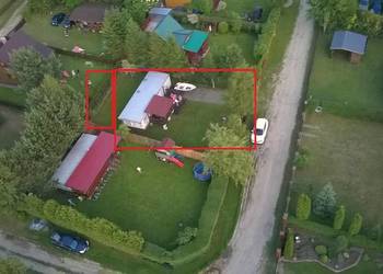 Działka rekreacyjna nad jeziorem z domkiem holenderskim 48mk